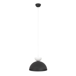 LED pendel Lunaro 1S Sort/Hvit pendellampe - Ø30 cm, GX53, 230V, uten lyskilde