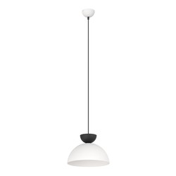 LED pendel Lunaro 1S Hvit/Sort pendellampe - Ø30 cm, GX53, 230V, uten lyskilde