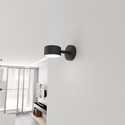 Sora K1 Sort vegglampe - GX53, 230V, uten lyskilde