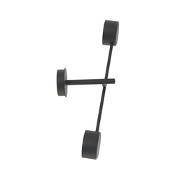 Innendørs vegglampe Natsu K2 Sort vegglampe - GX53, 230V, uten lyskilde