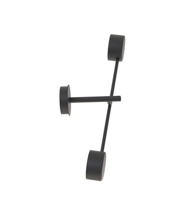 Natsu K2 Sort vegglampe - GX53, 230V, uten lyskilde