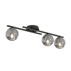 Taklamper Kairo 3 Sort/Grafitt taklampe - Ø14 cm, E14, 230V, uten lyskilde
