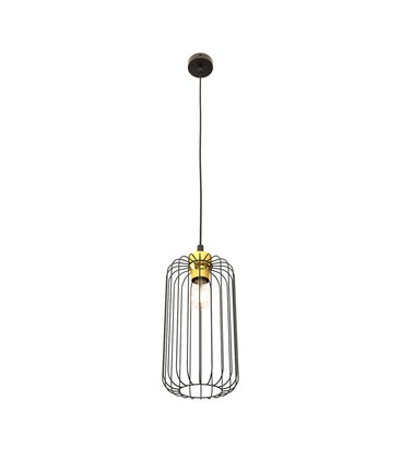 Vander 1 Sort/Gull pendellampe - Ø16 cm, E27, 230V, uten lyskilde