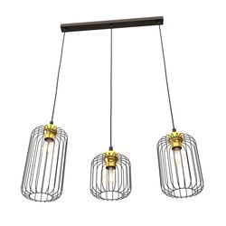 LED pendel Vander 3 Sort/Gull pendellampe - Ø16 cm, E27, 230V, uten lyskilde