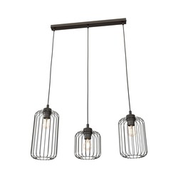LED pendel Vander 3 Sort pendellampe - Ø16 cm, E27, 230V, uten lyskilde