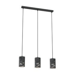 LED pendel Tank 3 Svart pendellampe - Ø10 cm, E27, 230V, uten lyskilde