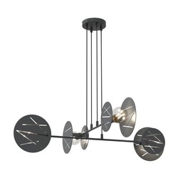 LED pendel Xotic 4 Svart pendellampe - Ø20 cm, E27, 230V, uten lyskilde