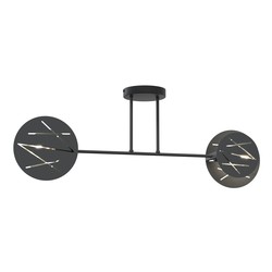 Taklamper Frick 2 Sort taklampe - Ø20 cm, E27, 230V, uten lyskilde