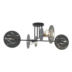 Taklamper Frick 4 Sort taklampe - Ø20 cm, E27, 230V, uten lyskilde
