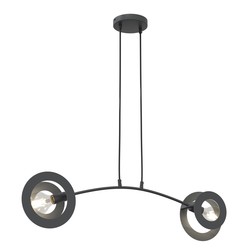 LED pendel Euforia 2 Sort pendellampe - Ø20 cm, E27, 230V, uten lyskilde.