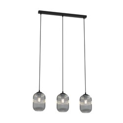 LED pendel Verdi 3 Svart/Grafitt pendellampe - Ø15 cm, E27, 230V, uten lyskilde