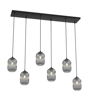 Verdi 6 Sort/Grafitt pendellampe - Ø15 cm, E27, 230V, uten lyskilde Verdi 6 Sort/Grafitt pendellampe - Ø15 cm, E27, 230V, uten lyskilde