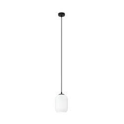 LED pendel Verdi 1 Sort/Opal pendellampe - Ø15 cm, E27, 230V, uten lyskilde