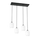 Verdi 4 Sort/Opal pendellampe - Ø15 cm, E27, 230V, uten lyskilde