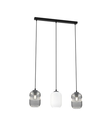 Verdi 3 Sort Mix pendellampe - Ø15 cm, E27, 230V, uten lyspære Verdi 3 Sort Mix pendellampe - Ø15 cm, E27, 230V, uten lyspære