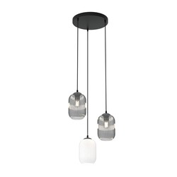 LED pendel Verdi 3 Sort Prem Mix pendellampe - Ø15 cm, E27, 230V, uten lyskilde