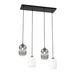 LED pendel Verdi 4 Sort Mix pendellampe - Ø15 cm, E27, 230V, uten lyspære