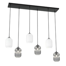 LED pendel Verdi 6 Sort Mix pendellampe - Ø15 cm, E27, 230V, uten lyskilde