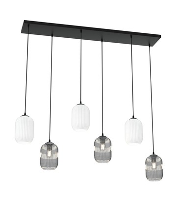 Verdi 6 Sort Mix pendellampe - Ø15 cm, E27, 230V, uten lyskilde Verdi 6 Sort Mix pendellampe - Ø15 cm, E27, 230V, uten lyskilde