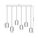 Verdi 6 Sort Mix pendellampe - Ø15 cm, E27, 230V, uten lyskilde
