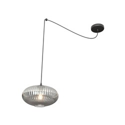LED pendel Origo 1 Svart/Grafitt pendellampe - Ø30 cm, E27, 230V, uten lyskilde
