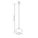 Coco 1 Sort/Opal pendellampe - Ø30 cm, E27, 230V, uten lyskilde