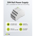 24V 60W DIN skinne strømforsyning - 24V DC, 2,5A