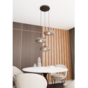 Coco 3 Sort Prem Grafitt pendellampe - Ø30 cm, E27, 230V, uten lyskilde
