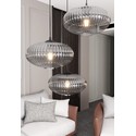 Coco 3 Sort Prem Grafitt pendellampe - Ø30 cm, E27, 230V, uten lyskilde