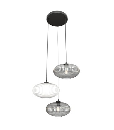 Coco 3 Sort Prem Mix pendellampe - Ø30 cm, E27, 230V, uten lyskilde Coco 3 Sort Prem Mix pendellampe - Ø30 cm, E27, 230V, uten lyskilde