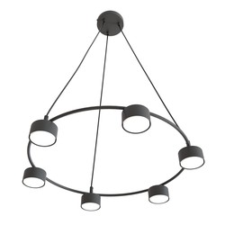 LED pendel Starlit 6 Sort pendellampe - GX53, 230V, uten lyskilde