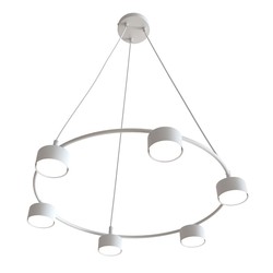 LED pendel Starlit 6 Hvit pendellampe - GX53, 230V, uten lyskilde