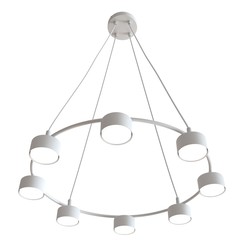 LED pendel Starlit 8 Hvit pendellampe - GX53, 230V, uten lyskilde