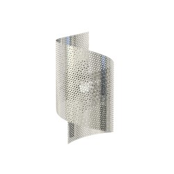 Innendørs vegglampe Spiral Krom vegglampe - G9, 230V, uten lyskilde