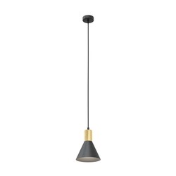 LED pendel Rosa 1 Svart pendellampe - Ø16 cm, E27, 230V, uten lyskilde