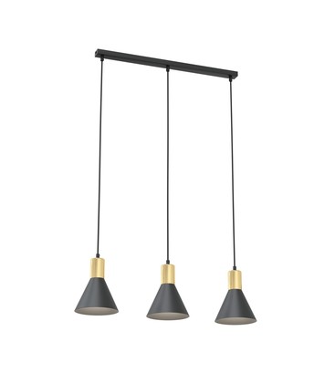 Rosa 3 Sort pendellampe - Ø16 cm, E27, 230V, uten lyskilde Rosa 3 Sort pendellampe - Ø16 cm, E27, 230V, uten lyskilde