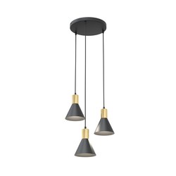LED pendel Rosa 3 Sort Prem pendellampe - Ø16 cm, E27, 230V, uten lyskilde