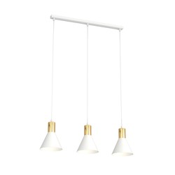 LED pendel Rosa 3 Hvit pendellampe - Ø16 cm, E27, 230V, uten lyskilde