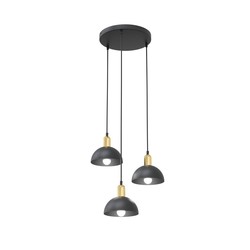 LED pendel Moto 3 Sort Prem pendellampe - Ø18 cm, E14, 230V, uten lyskilde.