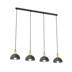 LED pendel Moto 4 Sort pendellampe - Ø18 cm, E14, 230V, uten lyskilde