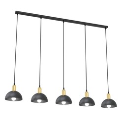 LED pendel Moto 5 Sort pendelampe - Ø18 cm, E14, 230V, uten lyskilde