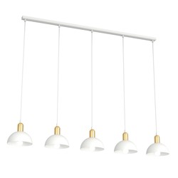 LED pendel Moto 5 Hvit pendellampe - Ø18 cm, E14, 230V, uten lyskilde