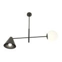 Hermes 2 Sort lysekrone - Ø15 cm, E14, 230V, uten lyskilde