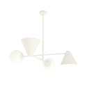 Hermes 4 Hvit lysekrone - Ø15 cm, E14, 230V, uten lyskilde