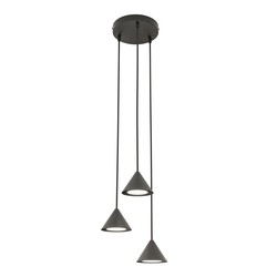 LED pendel Elit 3 Premium Sort pendellampe - GX53, 230V, uten lyskilde