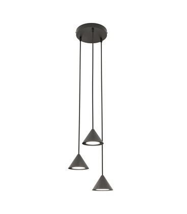 Elit 3 Premium Sort pendellampe - GX53, 230V, uten lyskilde