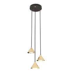 LED pendel Elit 3 Premium Gull pendellampe - GX53, 230V, uten lyspære