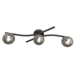 Taklamper Opus 3 Sort/Grafitt taklampe - Ø15 cm, E14, 230V, uten lyskilde
