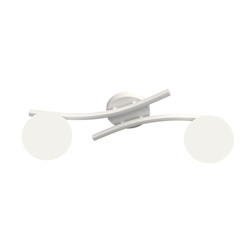 Taklamper Opus 2 Hvit/Opal taklampe - Ø15 cm, E14, 230V, uten lyskilde