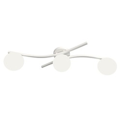 Taklamper Opus 3 Hvit/Opal taklampe - Ø15 cm, E14, 230V, uten lyskilde